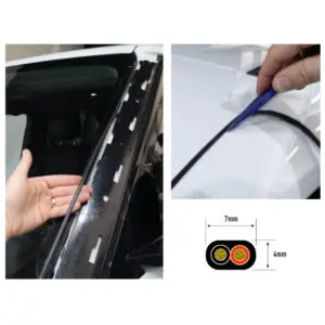 Lazer pikk juhtmekomplekt kahele tulele - Pilt 3