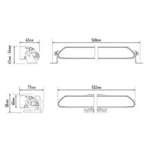 Lisatuli Lazer Linear 18 Elite i-LBA  / 53 cm / 135W / Ref. 17.5 - Pilt 5