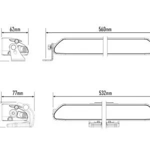 Lisatuli Lazer Linear-18 Elite DRL / 53 cm / 126W / Ref. 45 - Pilt 6