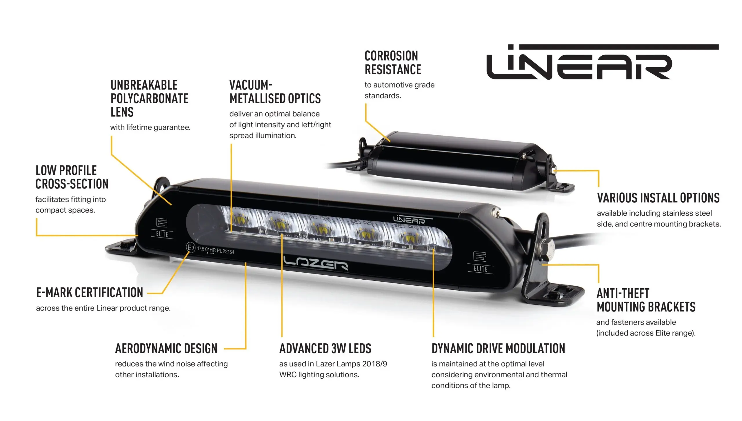 Lisatuli Lazer Linear-18 Elite DRL / 53 cm / 126W / Ref. 45 - Pilt 3