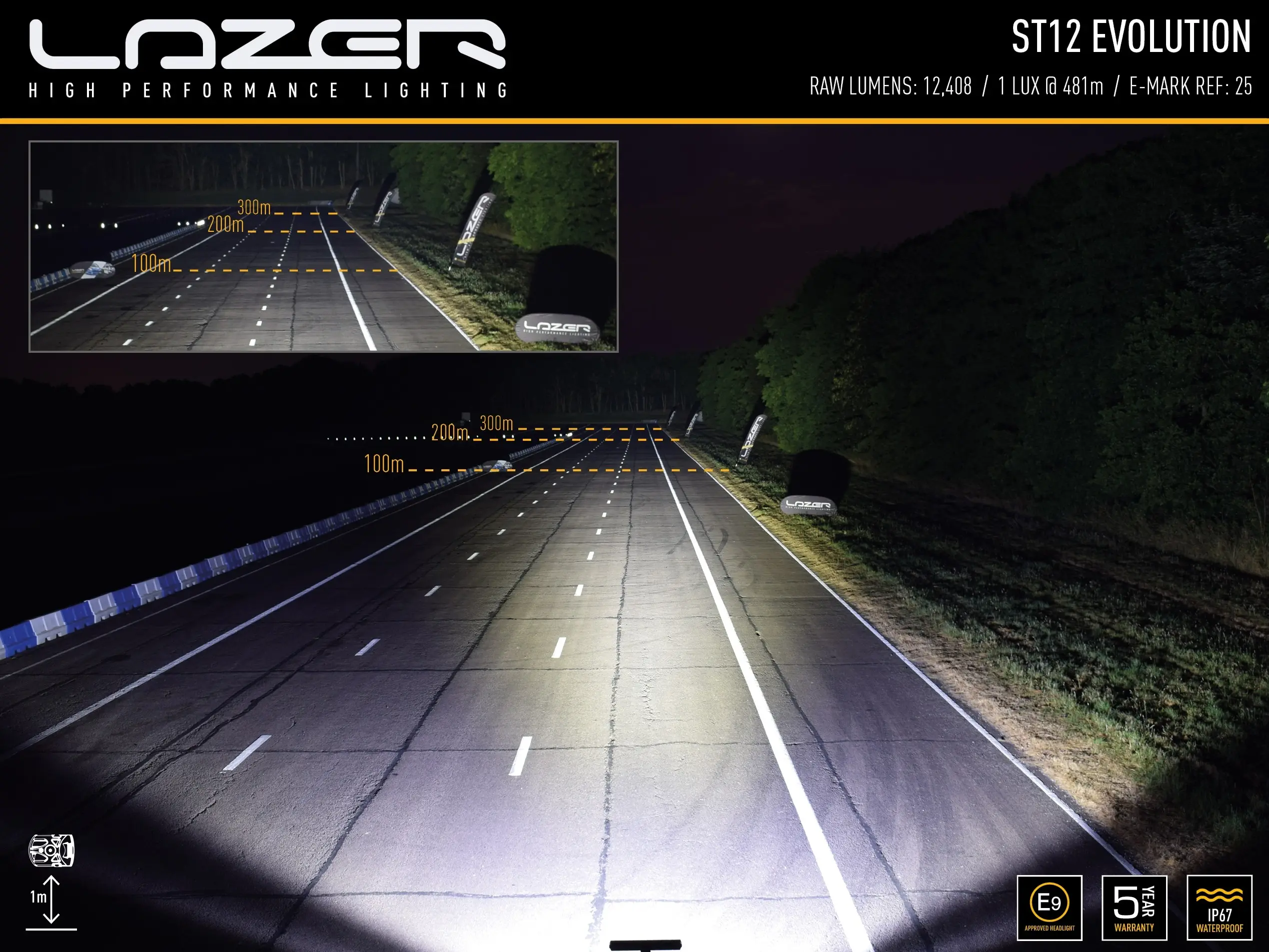 Lisatuli Lazer ST12 Evolution / 52 cm / 144W / Ref. 25 - Pilt 7