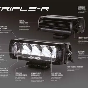 Lisatuli Lazer Triple-R 1000 GEN2 Double Beacon / 41 cm / 88W / Ref. 12.5 - Pilt 4