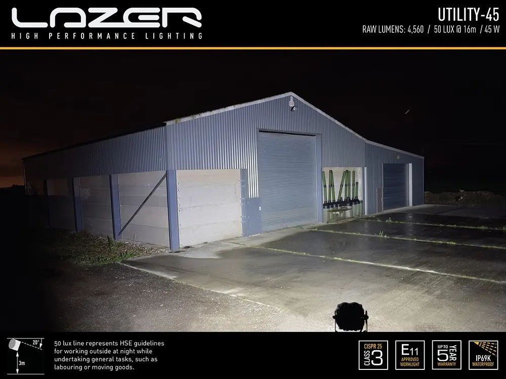 Töötuli Lazer Utility-45 / 45W - Pilt 8
