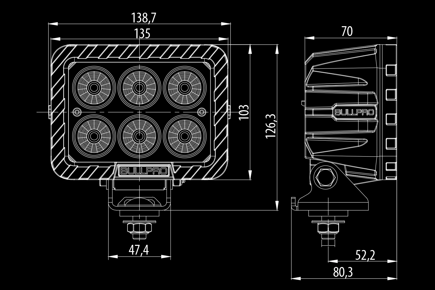BULLPRO 120W (Lai vihk) - Pilt 3