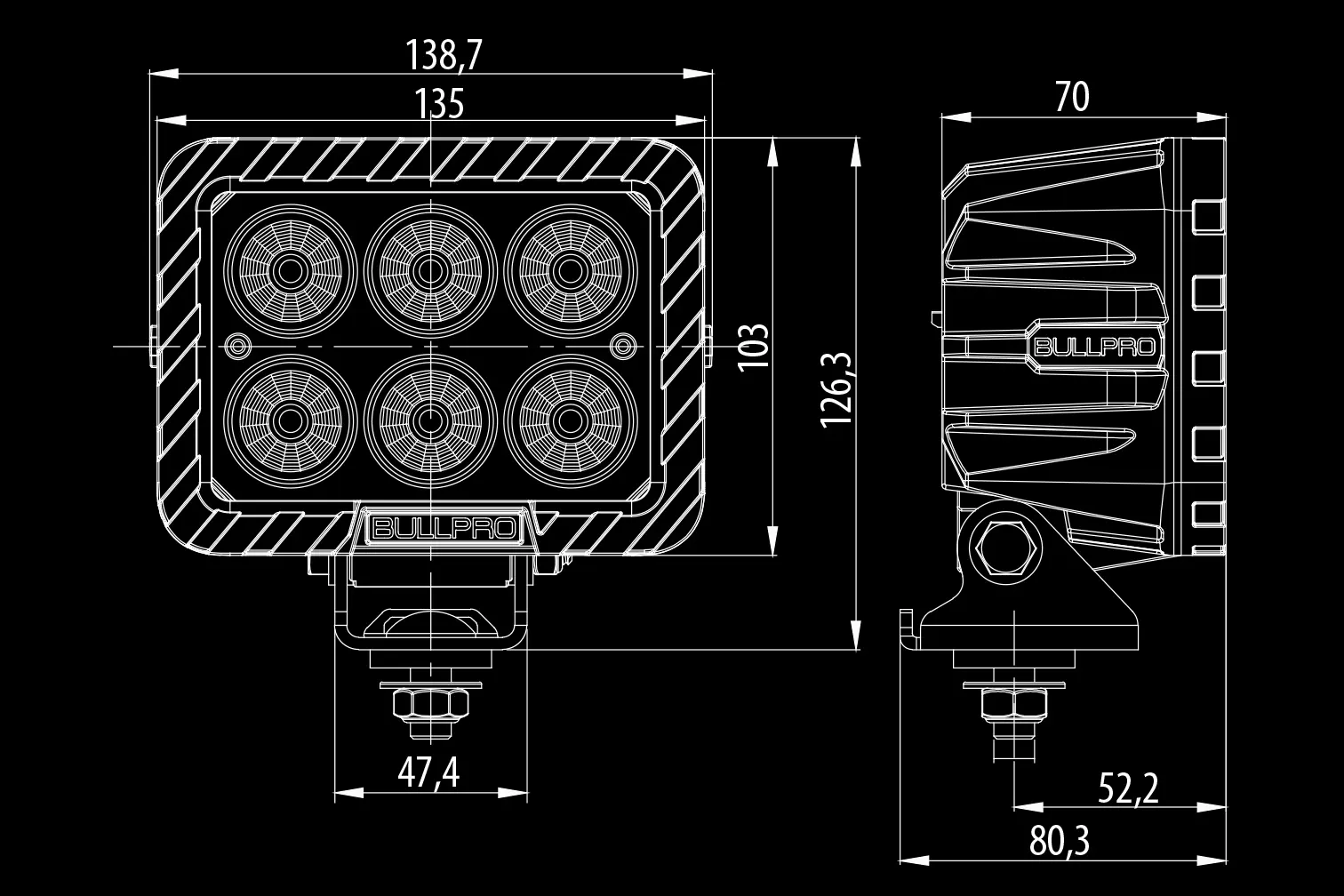 BULLPRO 120W (Lai vihk) - Pilt 3