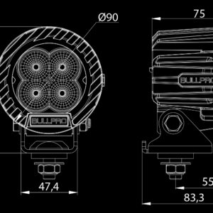 Alternative view of OCEAN VISION 40W (Punktvalgus)