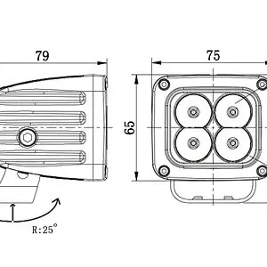 Alternative view of SAE 20W (1280lm)
