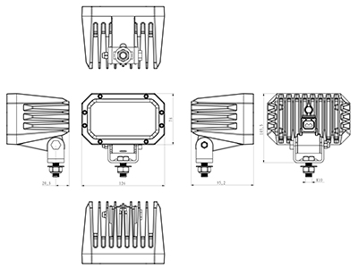 OCEAN VISION 60W OTSINGUTULI 28° - Pilt 2
