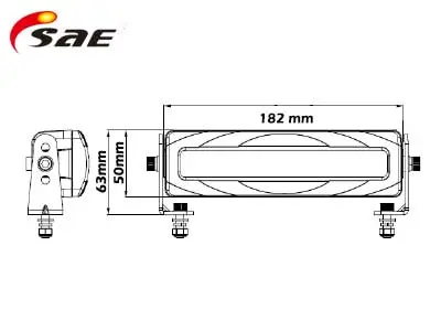 SAE 13W PUNANE HOIATUSTULI (Lineaarne) - Pilt 2