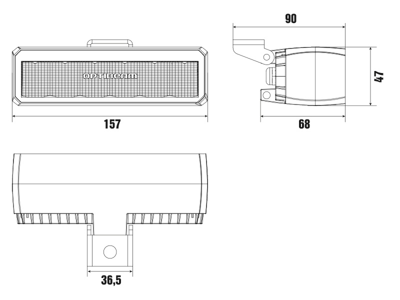 Optibeam SlimX Ambient – 16 cm / 57w - Image 9