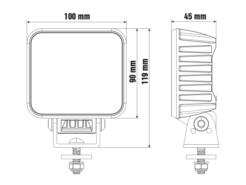 Optibeam Snowb (soojendusega) – 10 cm / 40-58w - Image 6