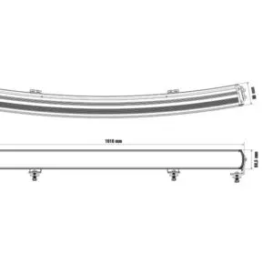 Optibeam Super Captain Dual 1000 Curved – 101 cm / 540W / Ref. 40 - Pilt 8