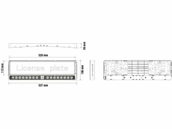 Lisatuli Optibeam E-BAR EU Twin – 54 cm / 110W / Ref. 40 - Image 5