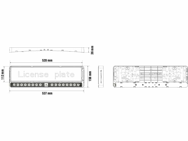Lisatuli Optibeam E-BAR EU Twin – 54 cm / 110W / Ref. 40 - Image 5