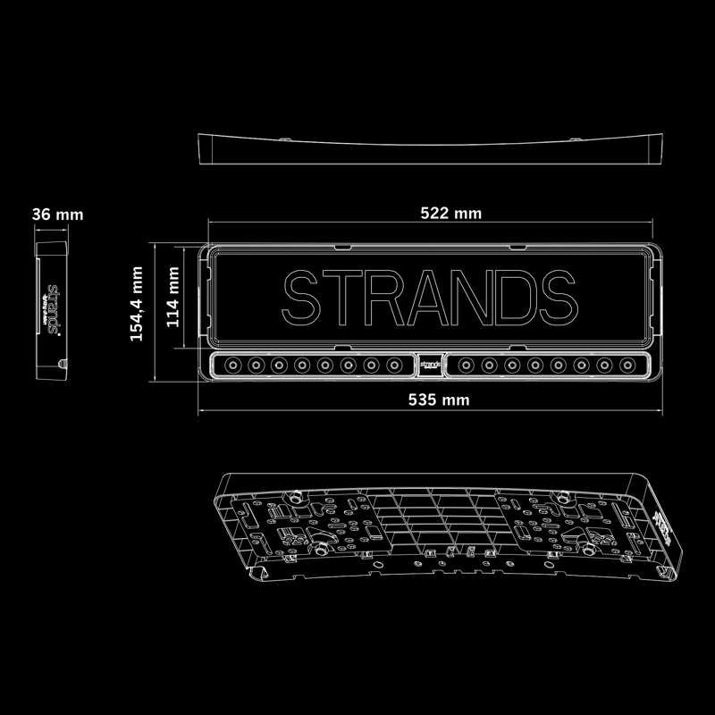 Lisatuli Strands Nuuk E-Line DUO Black – 54 cm / 110W / Ref. 20 - Image 7
