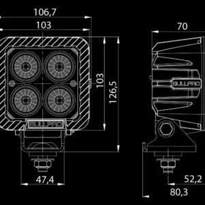 Alternative view of Bullboy Oceanline 80w (lai valgusvihk)
