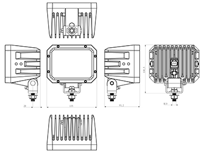 OCEAN VISION 120W OTSINGUTULI 20° - Pilt 2