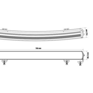 Optibeam Super Captain Dual 800 Curved - Pilt 8