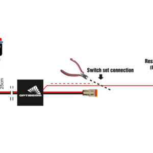 2-pin DT ühenduskomplekt ühele tulele