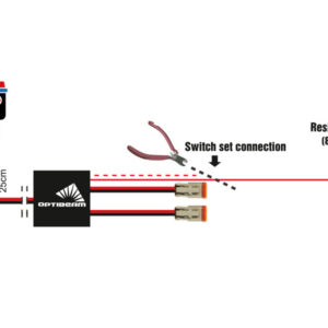 2-pin DT ühenduskomplekt kahele tulele