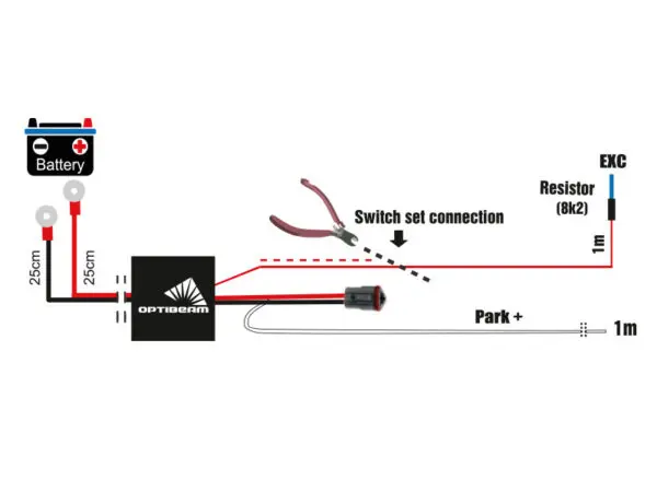 3-pin DT ühenduskomplekt ühele tulele