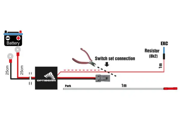 2-pin DTP ühenduskomplekt ühele tulele