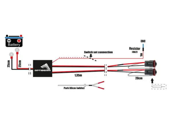 3-pin DT ühenduskomplekt kahele tulele