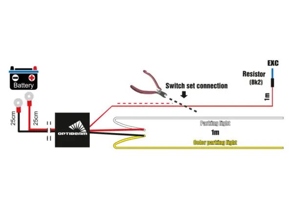 4-pin DT ühenduskomplekt ühele tulele