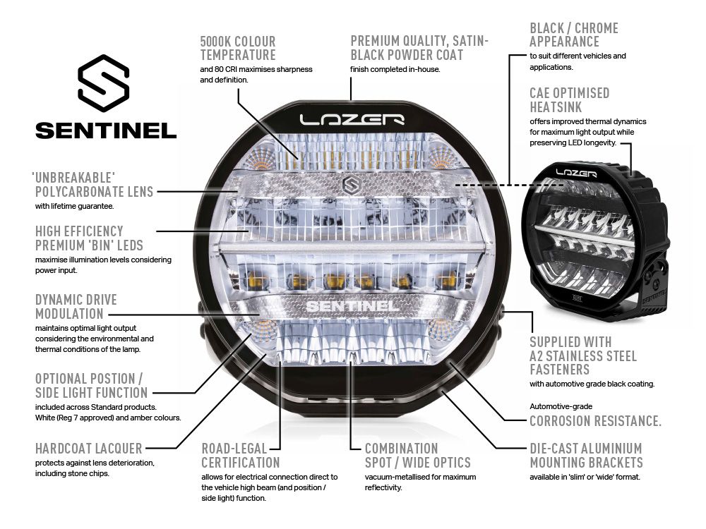 Lazer Sentinel 9″ Chrome - Pilt 12