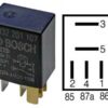 Bosch mikrorelee, VASTUKSELLA, 12 V, 0332201107