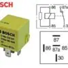 Bosch lülitusrelee, vastuksella, 12 V