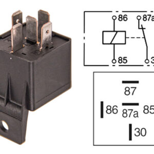 Bosch lülitusrelee, 12 V, 0986332400 2