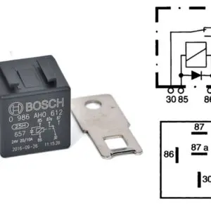 Bosch relee, diodilla