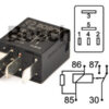 Bosch mikrorelee, VASTUKSELLA, 24 V