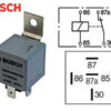 Bosch lülitusrelee, 12 V, 0986AH0625