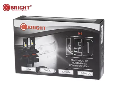 C-Bright LED üleminekukomplekt, H4, 38/38W 3