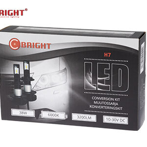 C-Bright LED üleminekukomplekt, H7, 38W 3