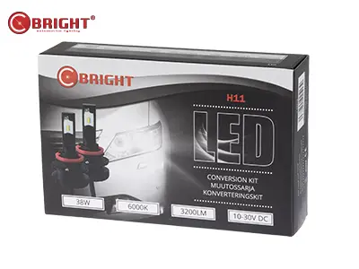 C-Bright LED üleminekukomplekt, H11, 38W 3
