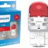 Philips LED pirnipaar, W21W, punane, 12 V