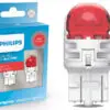 Philips LED pirnipaar, W21/5W, punane, 12 V