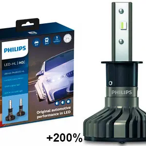 Philips LED esitule pirnipaar H3, 18 W