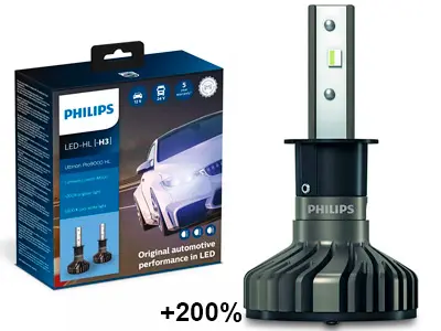 Philips LED esitule pirnipaar H3, 18 W