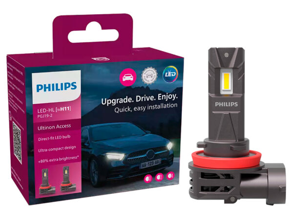 Philips LED esitule pirnipaar H11