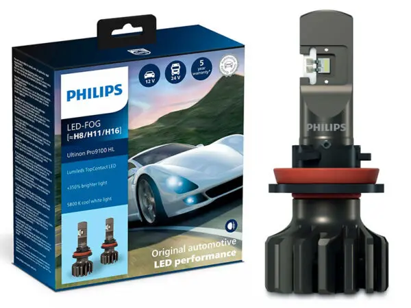 Philips LED udutule pirnipaar H8/H11/H16, 11 W