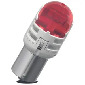 Philips LED pirnipaar, P21W, punane, 12 V 2