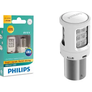 Philips LED suunatule pirnipaar, PY21W (12496)