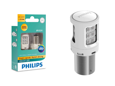 Philips LED suunatule pirnipaar, PY21W (12496)