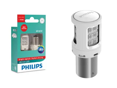 Philips LED piduri-/udutule pirnipaar, P21W (12498)