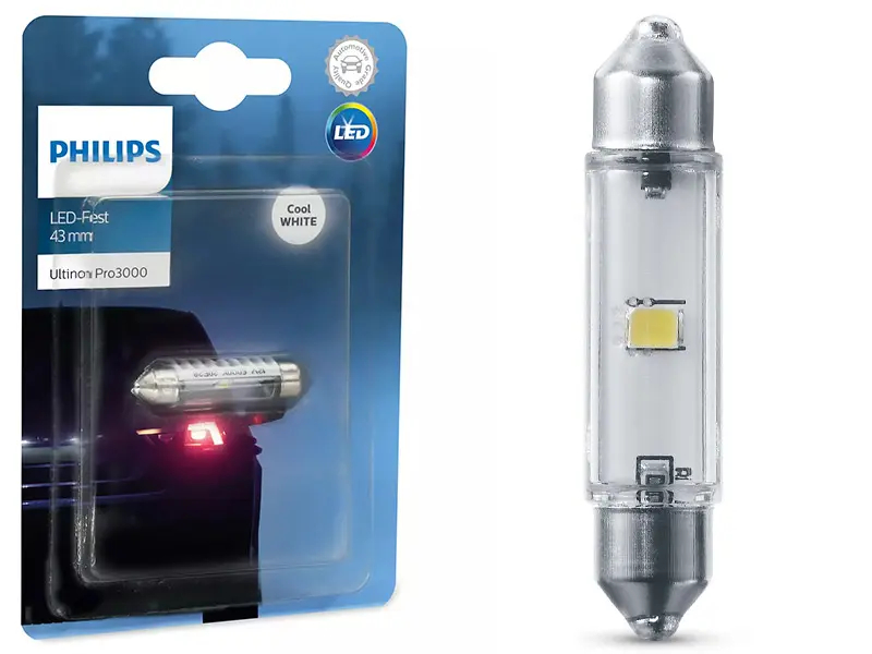 Philips LED pirn, 0.6 W, 10×43 mm