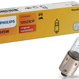 Philips metallsokliga pirn, H5W